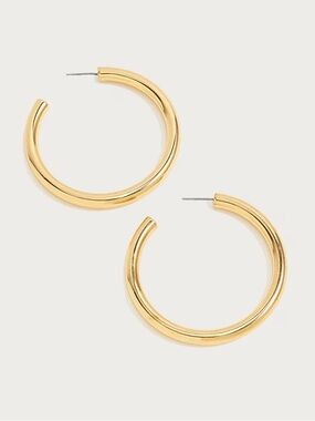 J. Crew Gold Hoop Earrings